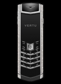 Телефон VERTU Signature S Design White Gold Diamonds