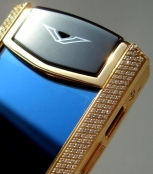 Телефон VERTU Signature S Design Yellow Gold Diamonds