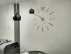 Настенные часы Design Big Silver - Самые лучшие интересные большие в интерьере на фото продемонстрировано в Украине купить