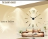 Настенные часы Design Big Gold - На фото большие интерьерные элитные зеркальные дизайнерские настенные модели Украина