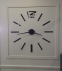 Настенные часы Design Big Black - которые монтируются на стену